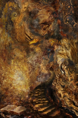 Reality Merged with its Shadow 2025 | Original Digital Painting by Vakim Pirdon