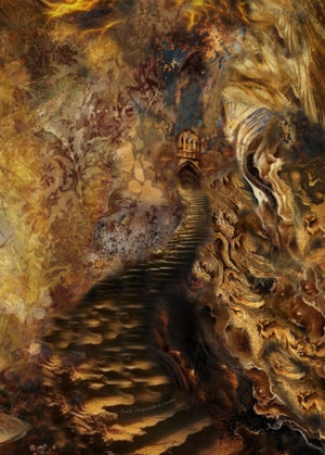 Reality Merged with its Shadow 2025 | Original Digital Painting by Vakim Pirdon