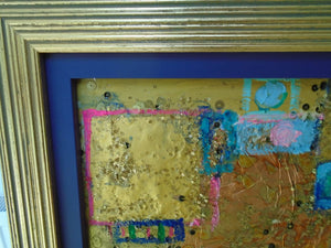 The Kiss – Klimt-Inspired Original Oil Painting by Lesley Blackburn