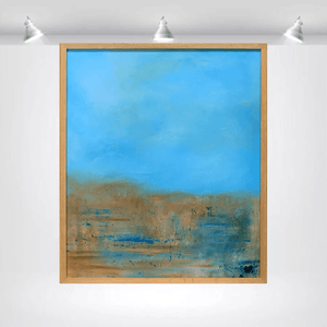 Quiet Horizon – Original Acrylic Painting by Edelgard Schroer