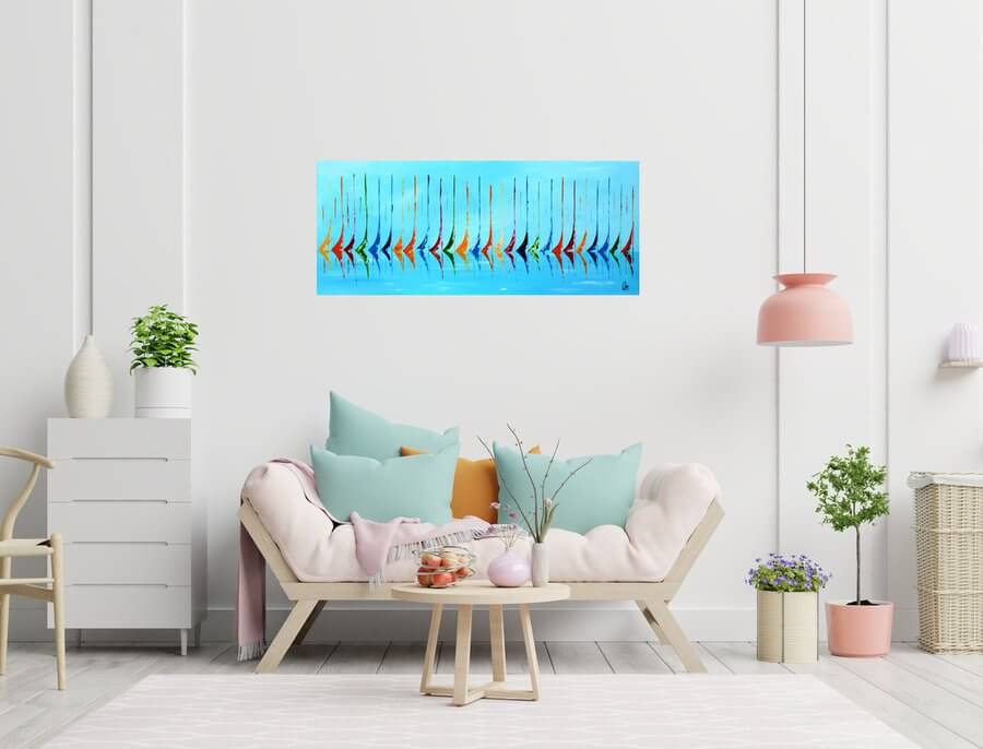 Sailing Symphony – Original Acrylic Painting by Edelgard Schroer