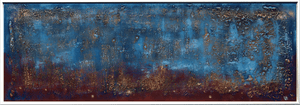 Midnight Ember – Original Textured Abstract Painting by Edelgard Schroer