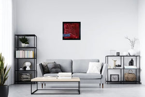 Hearts of Steel – Original Abstract Painting by Edelgard Schroer