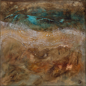 Earthbound Echoes – Original Acrylic Painting by Edelgard Schroer