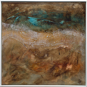 Earthbound Echoes – Original Acrylic Painting by Edelgard Schroer