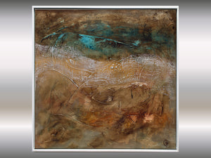 Earthbound Echoes – Original Acrylic Painting by Edelgard Schroer