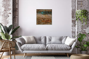 Earthbound Echoes – Original Acrylic Painting by Edelgard Schroer