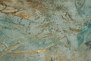 Aqua Drift – Original Abstract Acrylic Painting by Edelgard Schroer
