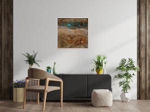 Earthbound Echoes – Original Acrylic Painting by Edelgard Schroer