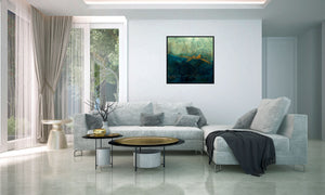Angel Flight – Original Textured Abstract Painting by Edelgard Schroer