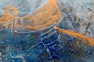 Angel Flight – Original Textured Abstract Painting by Edelgard Schroer