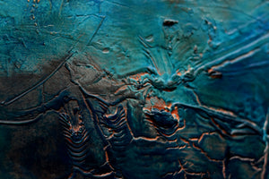 Angel Flight – Original Textured Abstract Painting by Edelgard Schroer