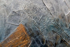 Angel Flight – Original Textured Abstract Painting by Edelgard Schroer