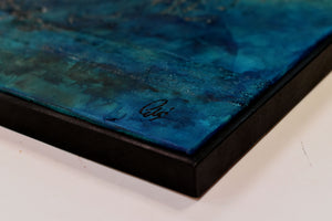 Angel Flight – Original Textured Abstract Painting by Edelgard Schroer