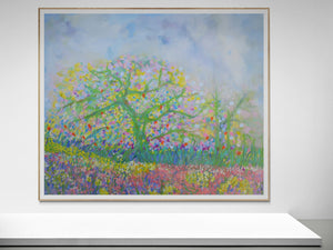 Cherry Blossom Trees | Original Oil Painting by Lesley Blackburn