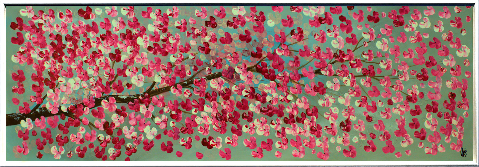 Cherry Breeze – Original Acrylic Painting by Edelgard Schroer