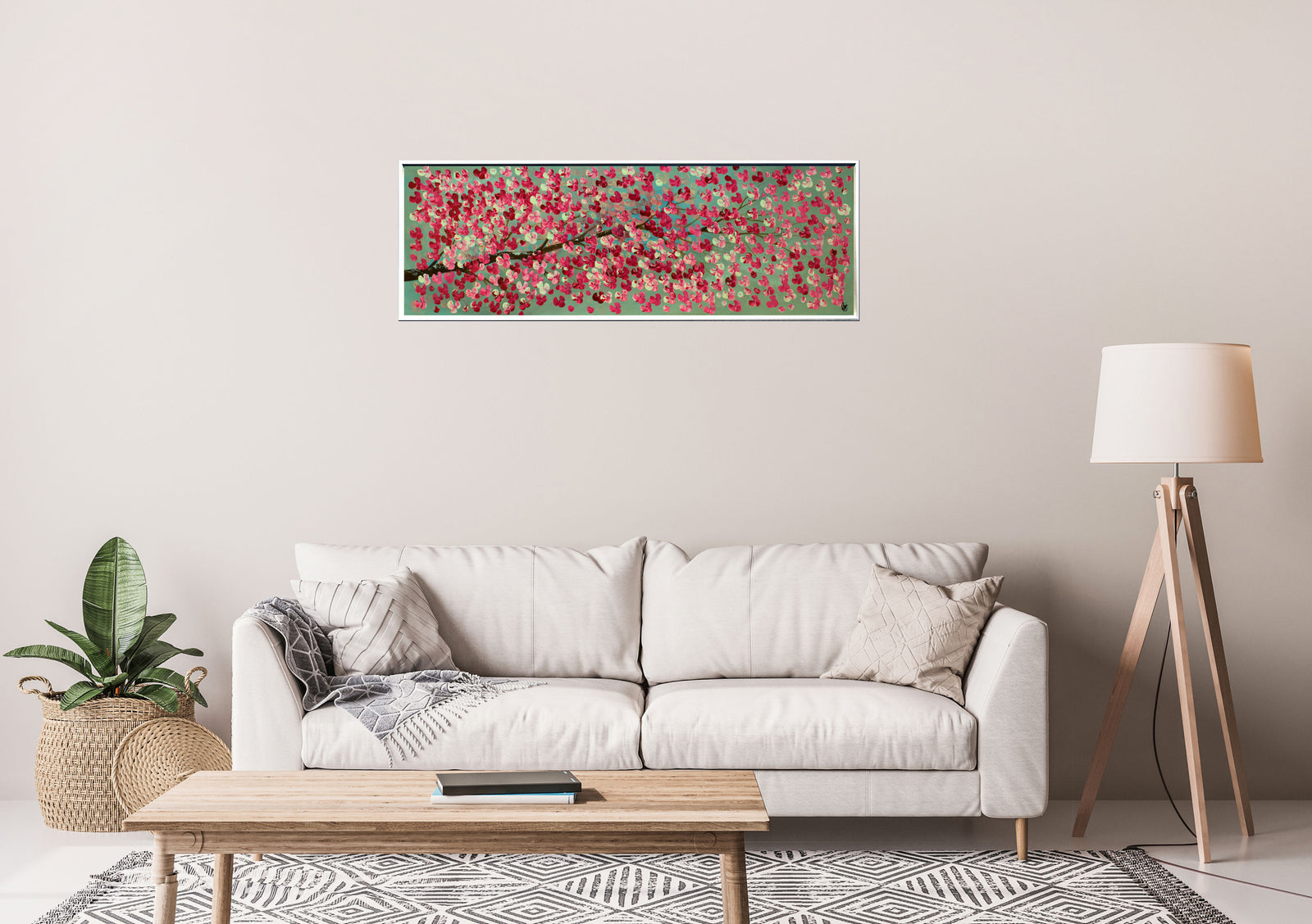 Cherry Breeze – Original Acrylic Painting by Edelgard Schroer