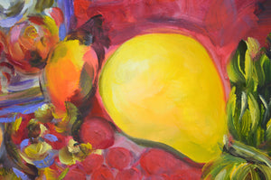 Autumn Fruits – Original Oil Painting by Lesley Blackburn