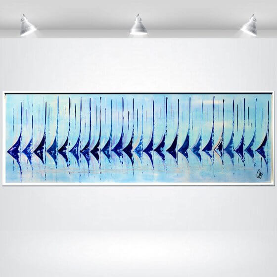 Ocean Harmony – Original Acrylic Painting by Edelgard Schroer