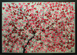 Blossom Canopy – Original Floral Painting by Edelgard Schroer