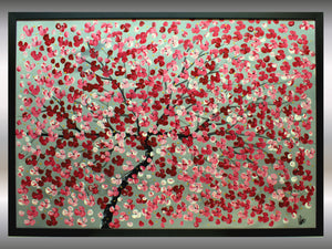 Blossom Canopy – Original Floral Painting by Edelgard Schroer