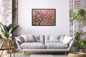 Blossom Canopy – Original Floral Painting by Edelgard Schroer
