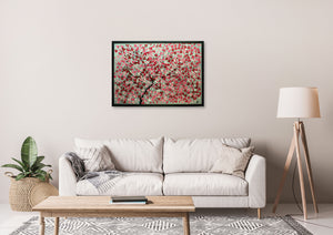 Blossom Canopy – Original Floral Painting by Edelgard Schroer