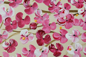 Blossom Fire – Original Pink Blossom Tree Painting by Edelgard Schroer