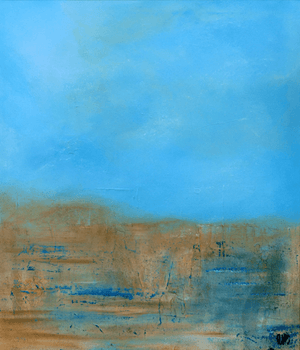 Quiet Horizon – Original Acrylic Painting by Edelgard Schroer