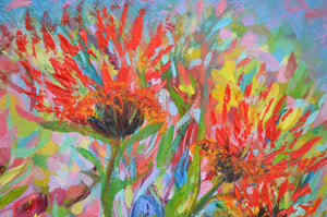 Birds of Paradise | Original Oil Painting by Lesley Blackburn