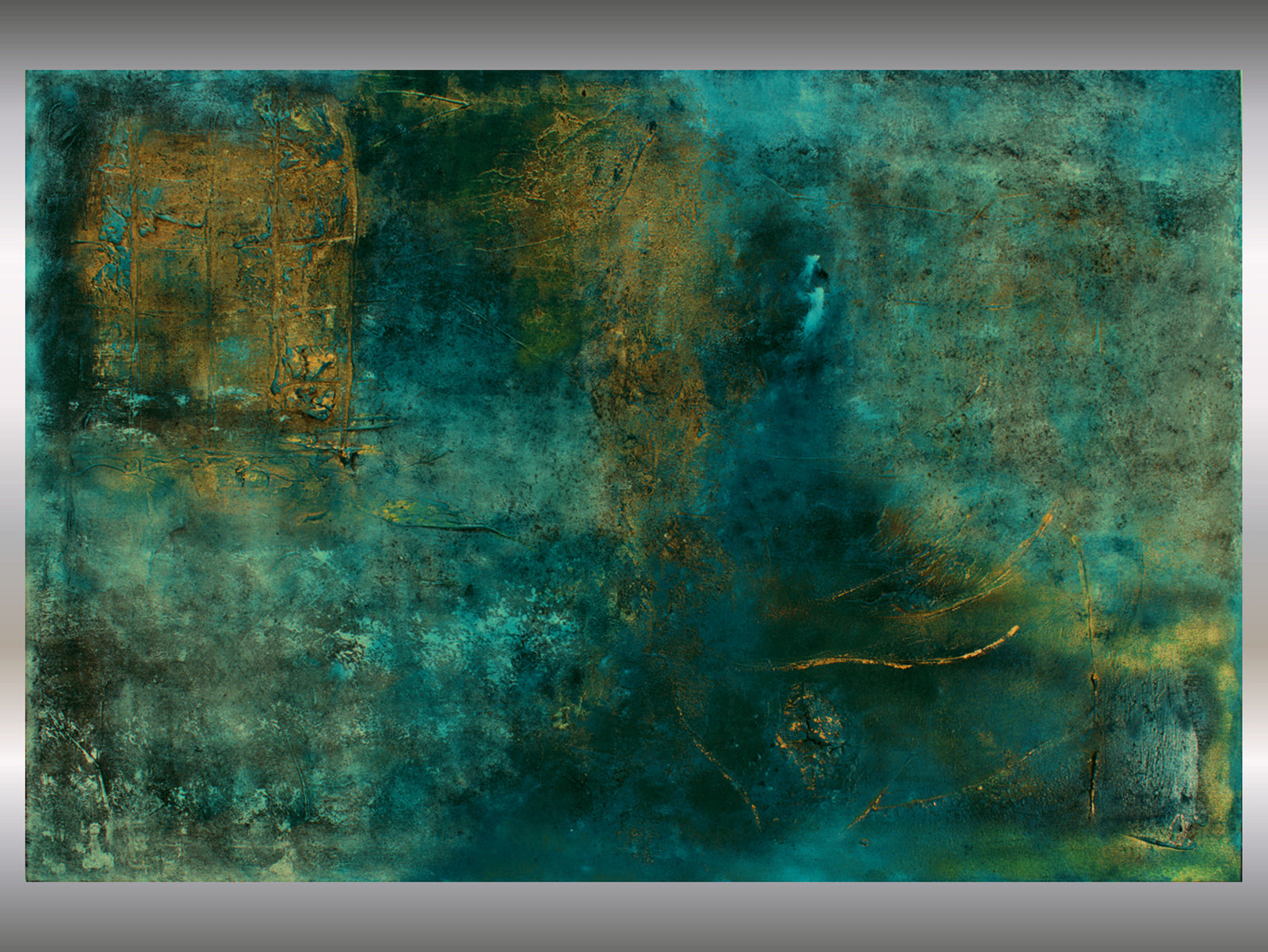 Quiet Tension – Original Abstract Painting by Edelgard Schroer