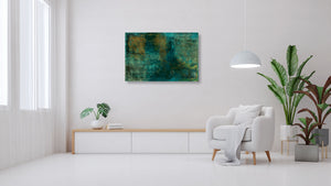 Quiet Tension – Original Abstract Painting by Edelgard Schroer