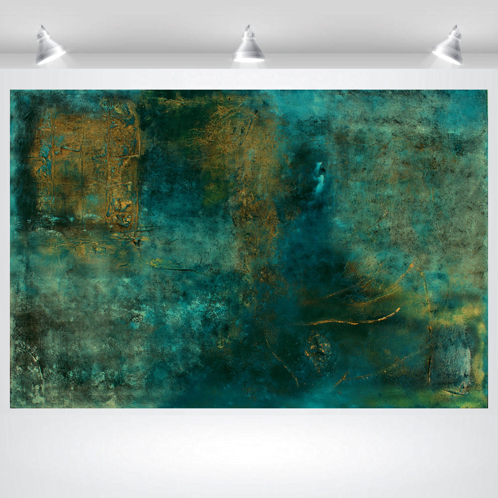 Quiet Tension – Original Abstract Painting by Edelgard Schroer