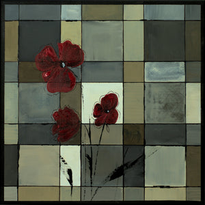 Crimson Harmony – Original Acrylic Painting by Edelgard Schroer