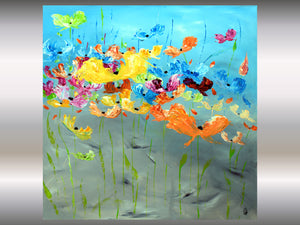 Chromatic Bloom 2026 – Original Floral Abstract Painting by Edelgard Schroer