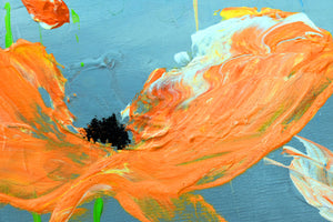 Chromatic Bloom 2026 – Original Floral Abstract Painting by Edelgard Schroer
