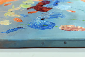 Chromatic Bloom 2026 – Original Floral Abstract Painting by Edelgard Schroer
