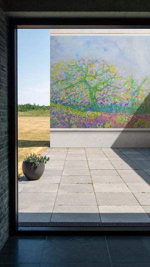 Cherry Blossom Trees | Original Oil Painting by Lesley Blackburn