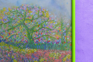 Cherry Blossom Trees | Original Oil Painting by Lesley Blackburn
