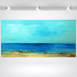 Endless Horizon – Original Large Seascape Painting by Edelgard Schroer