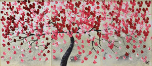 Spring Days in Japan – Original Acrylic Painting by Edelgard Schroer