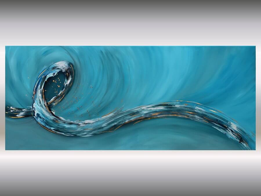 Ocean Loop – Original Acrylic Painting by Edelgard Schroer
