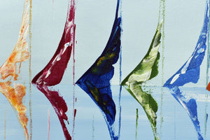 Sailing Symphony – Original Acrylic Painting by Edelgard Schroer
