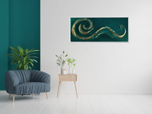 Cala Mesquida – Original Coastal Abstract Painting by Edelgard Schroer