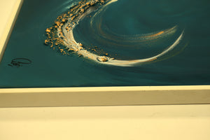 Cala Mesquida – Original Coastal Abstract Painting by Edelgard Schroer