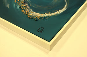 Cala Mesquida – Original Coastal Abstract Painting by Edelgard Schroer