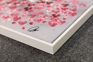 Blown Away – Original Cherry Blossom Painting by Edelgard Schroer