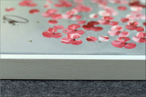 Blown Away – Original Cherry Blossom Painting by Edelgard Schroer