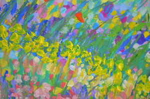 Cherry Blossom Trees | Original Oil Painting by Lesley Blackburn