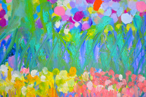 Cherry Blossom Trees | Original Oil Painting by Lesley Blackburn